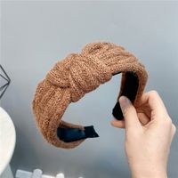 Korean  Woolen Knitting Twisted Headband sku image 3