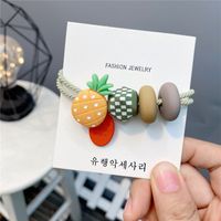 Korean Cute Fruit  Elastic Knotted Hair Ring sku image 1