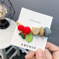 Korean Cute Fruit  Elastic Knotted Hair Ring sku image 3
