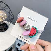 Korean Cute Fruit  Elastic Knotted Hair Ring sku image 4