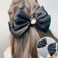 Trendy Fabric Large Double-layer Bow Hairpin sku image 8