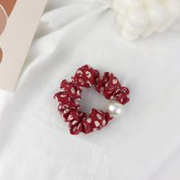 Korean  Simple Pearl Hair Scrunchies sku image 1