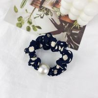 Korean  Simple Pearl Hair Scrunchies sku image 6