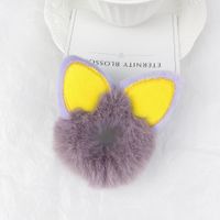 New Creative Korean  Plush Cartoon Hair Ring sku image 3