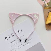 Korean  Crystal Sequin Rabbit Ears Cartoon Cute  Headband sku image 1