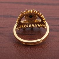 Micro-inlaid Zircon Devil's Eye Zircon Ring main image 5