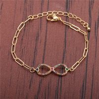 Zirconium Heart 8 Adjustable Bracelet main image 3