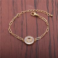 Zircon Heart Adjustable Bracelet main image 5