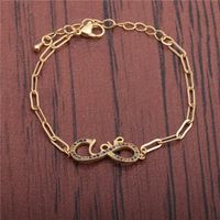 Bracelet Ajustable Zirconium 8 Love main image 3