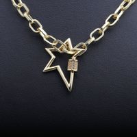 Zirkon Pentagramm Halskette main image 3