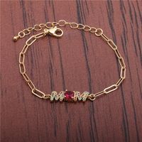 Mom Letter Adjustable Bracelet main image 3