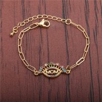 Pulsera Ajustable Con Letras Mom main image 4