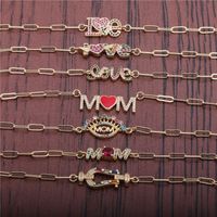 Mom Letter Adjustable Bracelet main image 5
