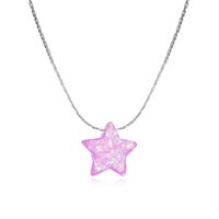 Sequined Star Sweet Butterfly Necklace main image 6