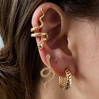 Retro Snake  Fashion Three-piece Earrings main image 1