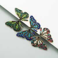 Butterfly Wings Color Diamond  Earrings main image 2