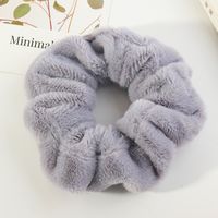 New  Cute Rabbit Velvet  Soft Hair Scrunchies main image 4