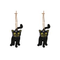 Pendientes De Gato Negro De Halloween main image 1