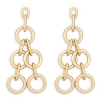 Golden Chain Light Luxury Long Earrings main image 1