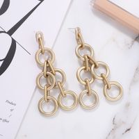 Golden Chain Light Luxury Long Earrings main image 4