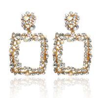Fashion Geometric Alloy Artificial Gemstones Earrings main image 5