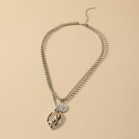 Korean Fashion Simple Alloy Necklace Set main image 4