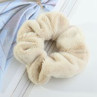 New  Cute Rabbit Velvet  Soft Hair Scrunchies sku image 2