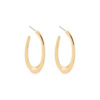 Retro C Shape Plating Alloy No Inlaid Earrings sku image 3