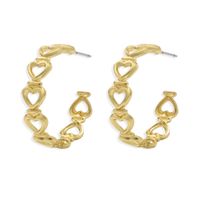 Exaggerated Fashion Metal C-shaped Earrings sku image 1