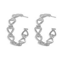 Exaggerated Fashion Metal C-shaped Earrings sku image 2