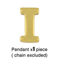 Fashion Letter Copper 18k Gold Plated Necklace In Bulk sku image 9