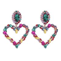 Exaggerated Heart Fashion Earrings sku image 3