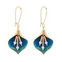 Alloy Fashion Flowers Earring  (photo Color) Nhqd6073-photo-color sku image 1