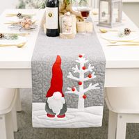 Christmas Decorations Faceless Doll Gray Tablecloth main image 6