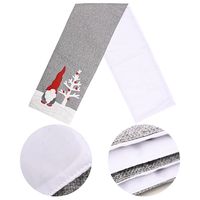 Christmas Decorations Faceless Doll Gray Tablecloth main image 5