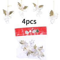 منتجات ديكور Haube عيد الميلاد ، قلادة الملاك الشفافة ، شنقا ملاك صغير جديد ، زخارف شجرة عيد الميلاد main image 3