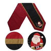 Christmas Decorations Red And Black Snowman Tablecloth main image 6