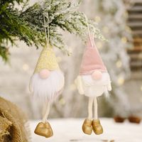 Christmas Decoration Flannel Faceless Doll Hanging Leg Pendant main image 1