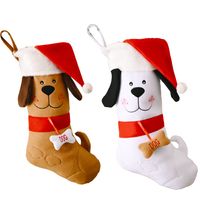 El Perro De La Decoración De La Navidad Calcetines El Bolso Pendiente Del Regalo main image 3