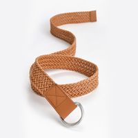 Double Buckle Braided Retro Belt main image 4