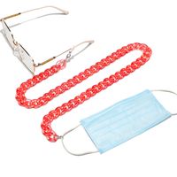 Acrylic Plastic Transparent Glasses Chain main image 4