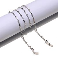 Fashion Copper Beads Diamond-shaped Glasses Chain main image 1