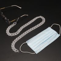 Acrylic Plastic Frosted Transparent Eyeglasses Chain Mask Chain Fashion And Environment-friendly Eyeglasses Chain Non-slip Anti-lost main image 1