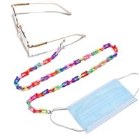 Resin Acrylic Plastic Transparent Glasses Chain main image 1