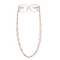 Colorful Crystal Clip Beads Glasses Chain main image 1