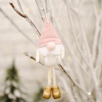 Christmas Decoration Flannel Faceless Doll Hanging Leg Pendant sku image 1