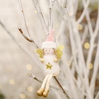 Christmas Ornament Sitting Posture Hanging Leg Angel Doll Pendant sku image 1