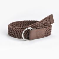 Double Buckle Braided Retro Belt sku image 7