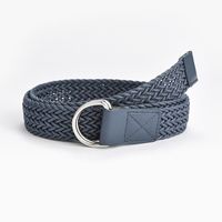 Double Buckle Braided Retro Belt sku image 1