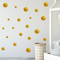 Simple Solid Color Dot Wall Stickers main image 3